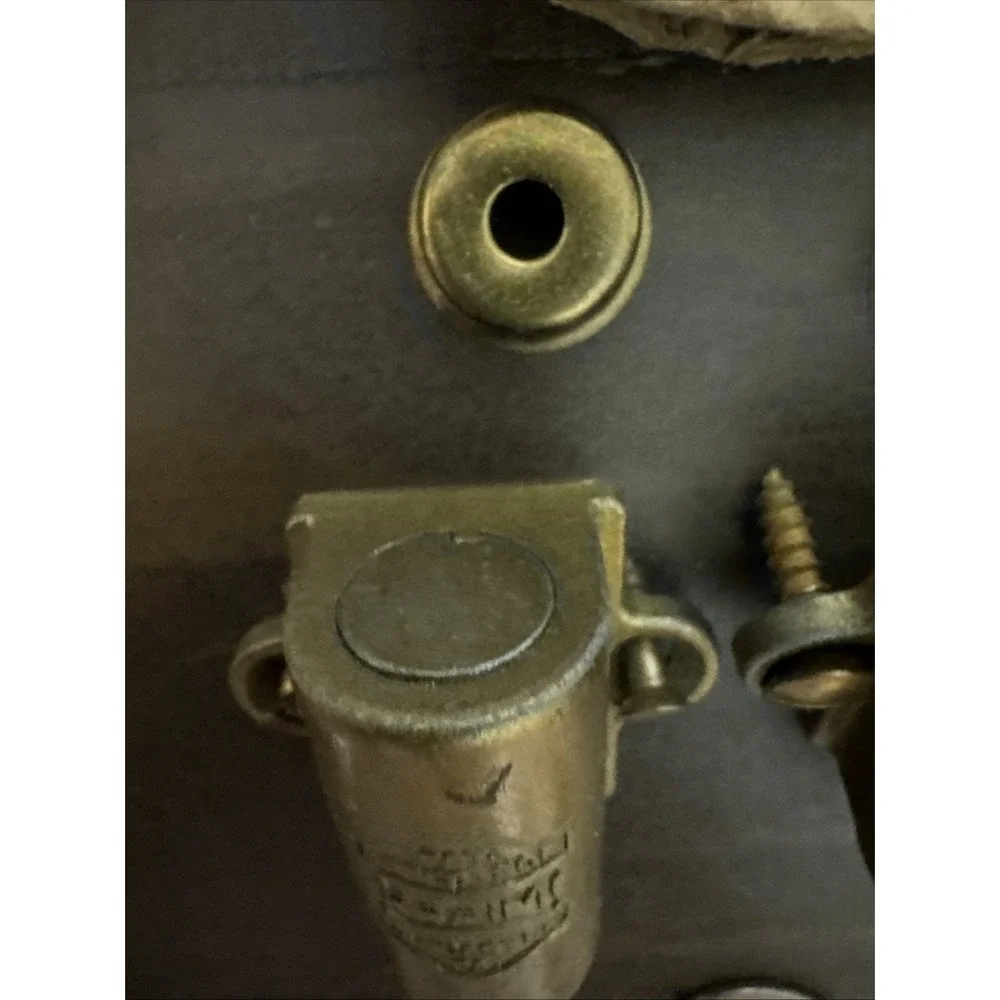 Vintage Fraim Window Sash Lock Brass with Hardware And Key USA